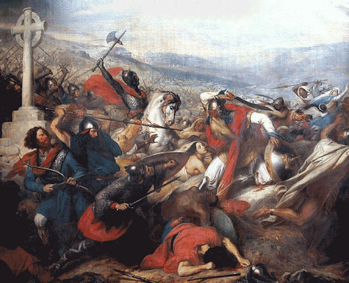Carlo Martello contro Abdulrahman a Poitiers -  Olio di Charles de Steuben, dipinto tra il 1834 e il 1837_5 (Muse du chteau de Versailles, Francia)