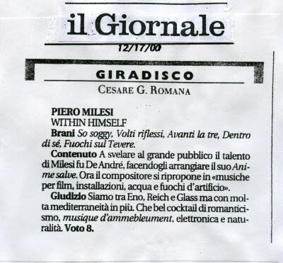 Il giornale 17 dic 2000