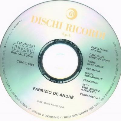CDMRL 6281 CD dischetto