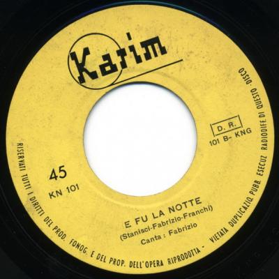 KARIM   KN 101 - Lato B - Label
