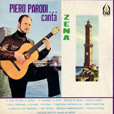 Piero Parodo canta... zena - bianco - fronte