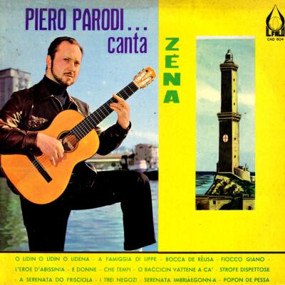 Piero Parodo canta... zena - giallo - fronte
